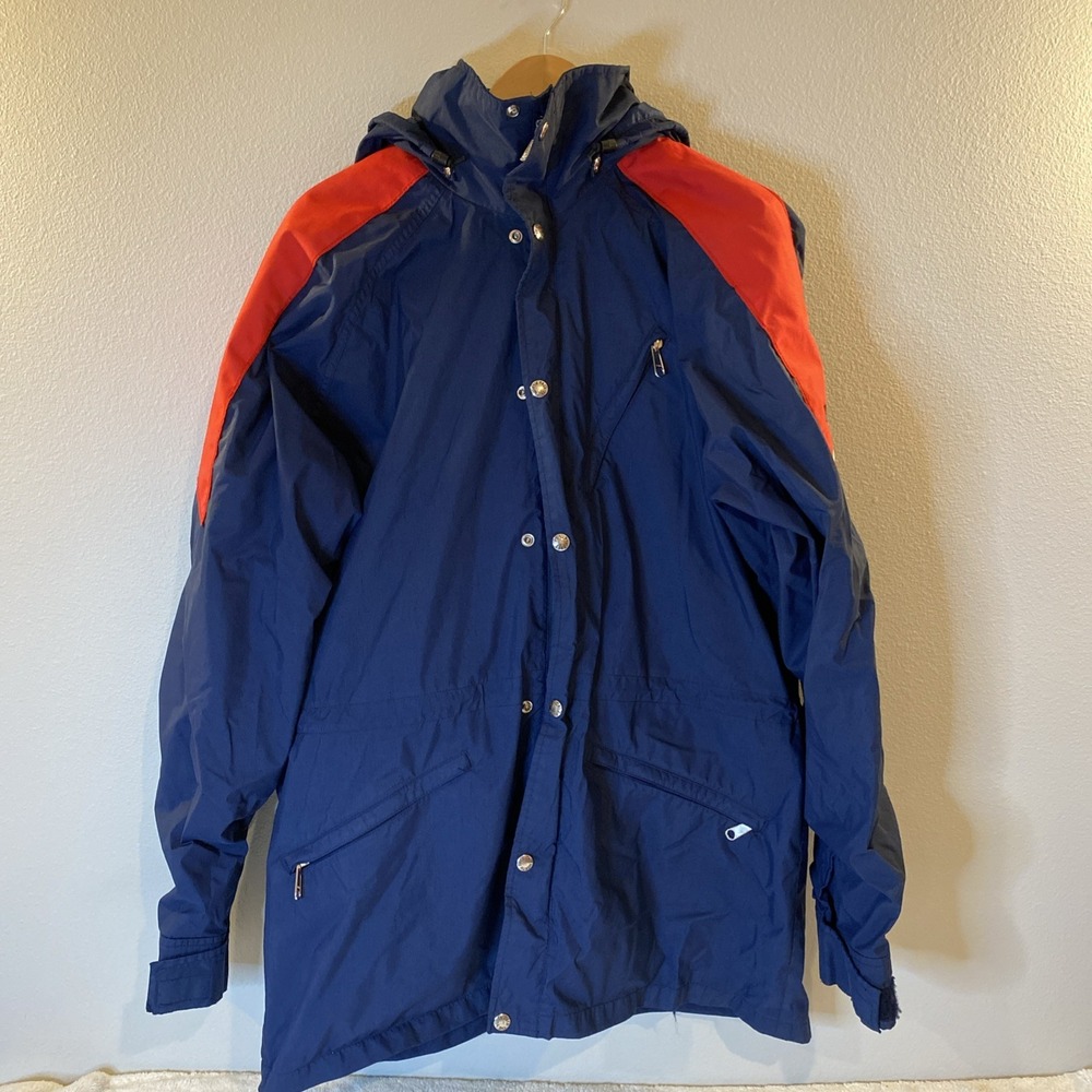 Vtg North Face Extreme Brown Label Nylon Gore-Tex Hood Jacket ‎ XL Great Britain